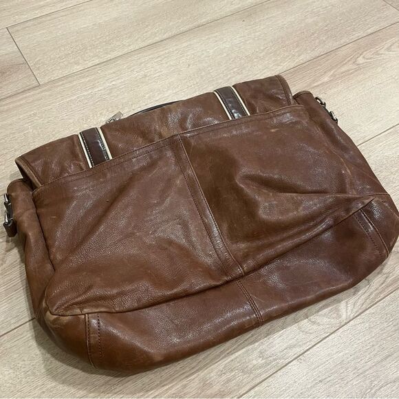 Coach Vintage Two Way Briefcase Brown Leather 70146 - Picture 10 of 11